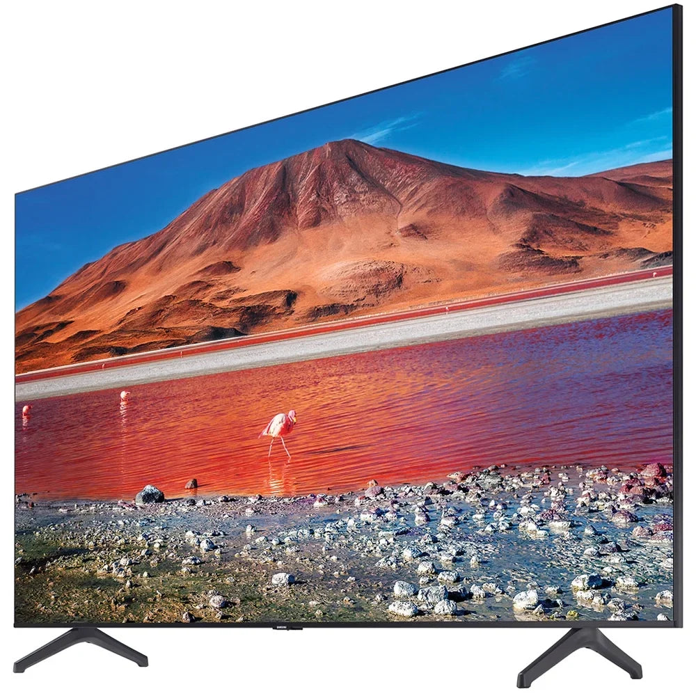 Ultra Design Mount Wall TV Gear TaskRabbit with Adapter LED 58-inch + + UN58TU7000 Samsung 360 Services Bundle 4K Model) HD Deco (2020 Installation Smart + Cables Surge HDMI