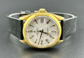 Gold Oyster Men's Rolex Shell Dial Date 15505 Perpetual White Watch Vintage 34mm