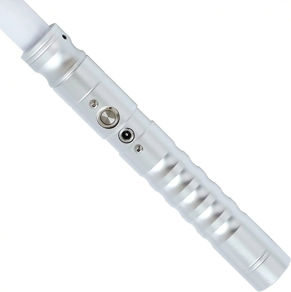Kids Colors Lightsaber Sound 7 Hilt KBASE for RGB Metal Toy Change Gift with Fonts