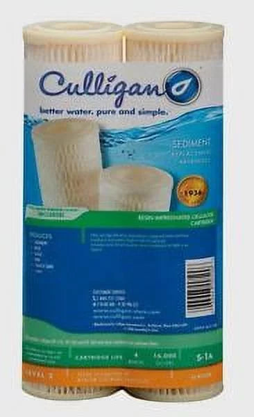 REPLACEMENT 2PK CULLIGAN FILTER MICRON S-1A SEDIMENT WATER BASIC 20 CARTRIDGES