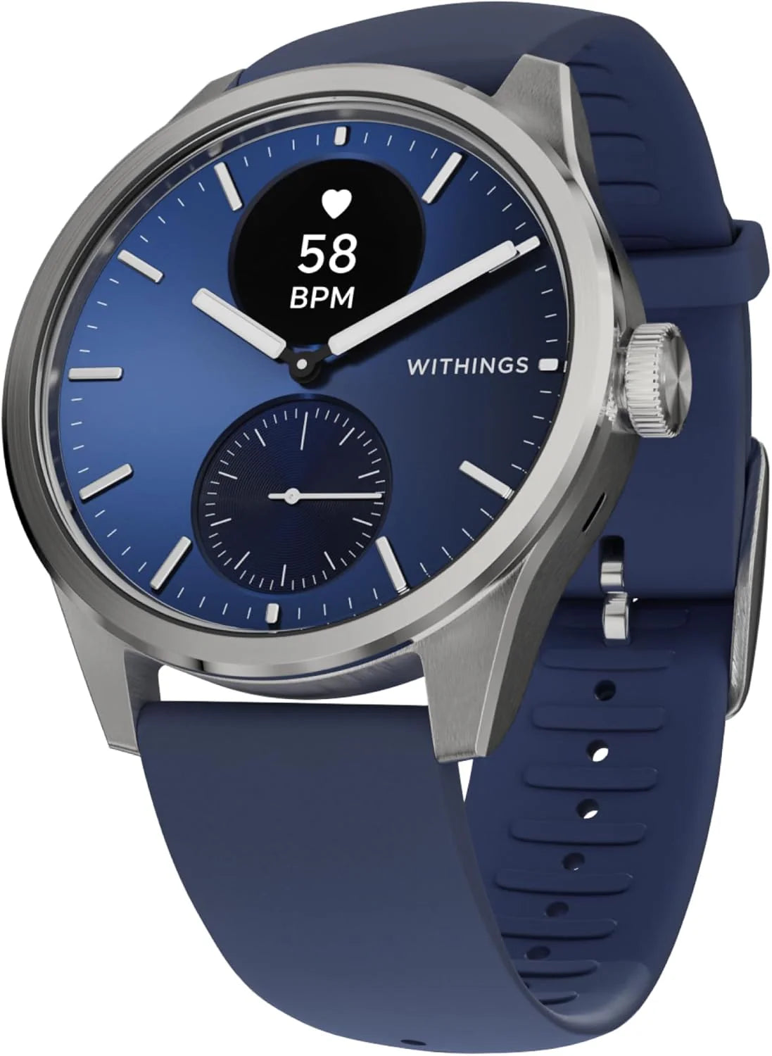 Withings Scanwatch 2 Zdrowie Smart Watch Dla Kobiet I Mężczyzn, Ekg, Spo2, Temperatura, Monitorowanie Snu, Zdrowie Oddychania, Wodoodporny, 30-Dniowa