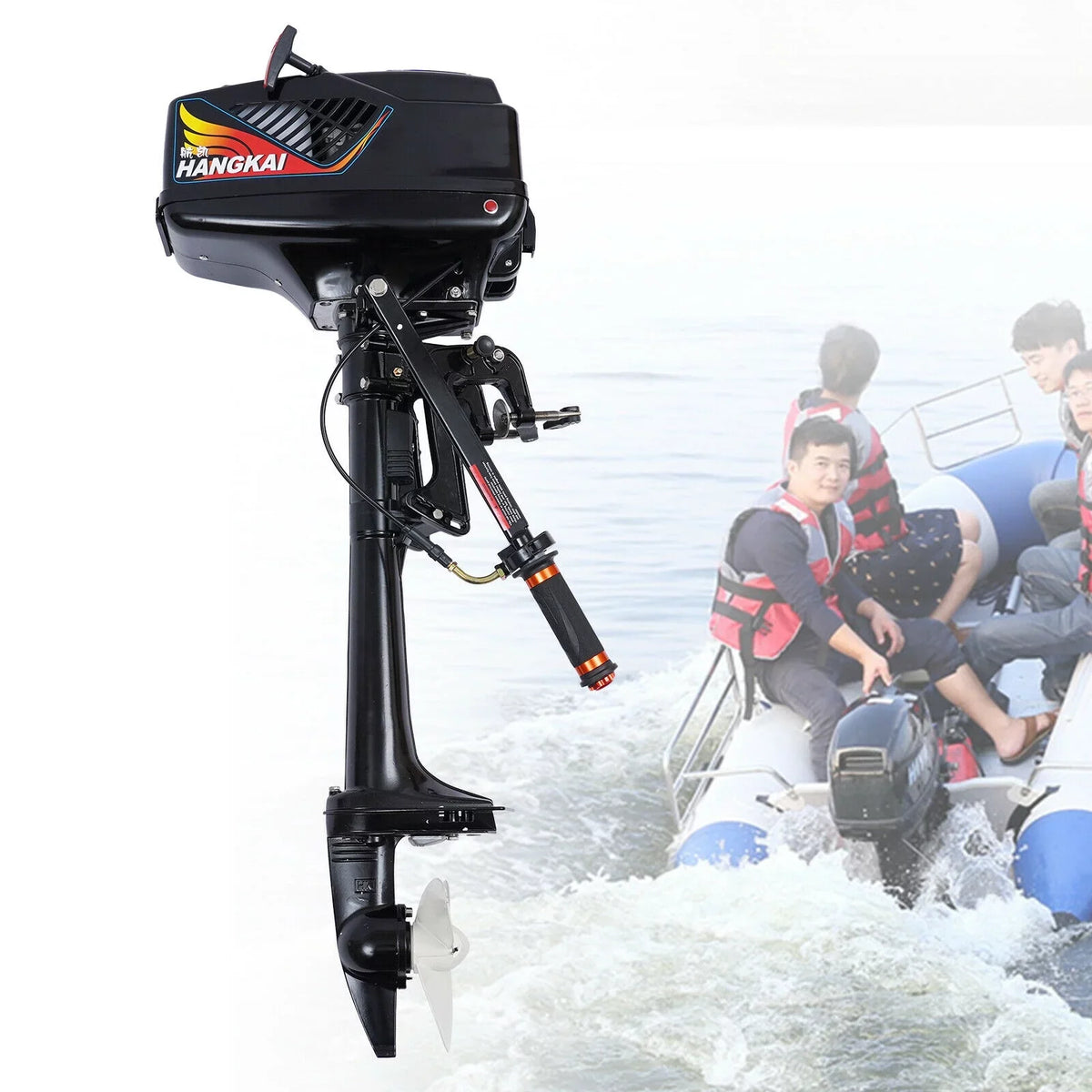 CDI HANGKAI Engine Motor sys 3.6HP Boat 2-Stroke Electric Outboard Cooling Water