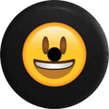 for Spare Inch Face Text 2018 Wrangler 32 Camera Emoji Tire Backup JL Cover RV Jeep Smiling 2019 Grinning