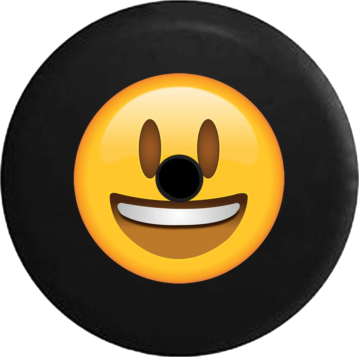 for Spare Inch Face Text 2018 Wrangler 32 Camera Emoji Tire Backup JL Cover RV Jeep Smiling 2019 Grinning