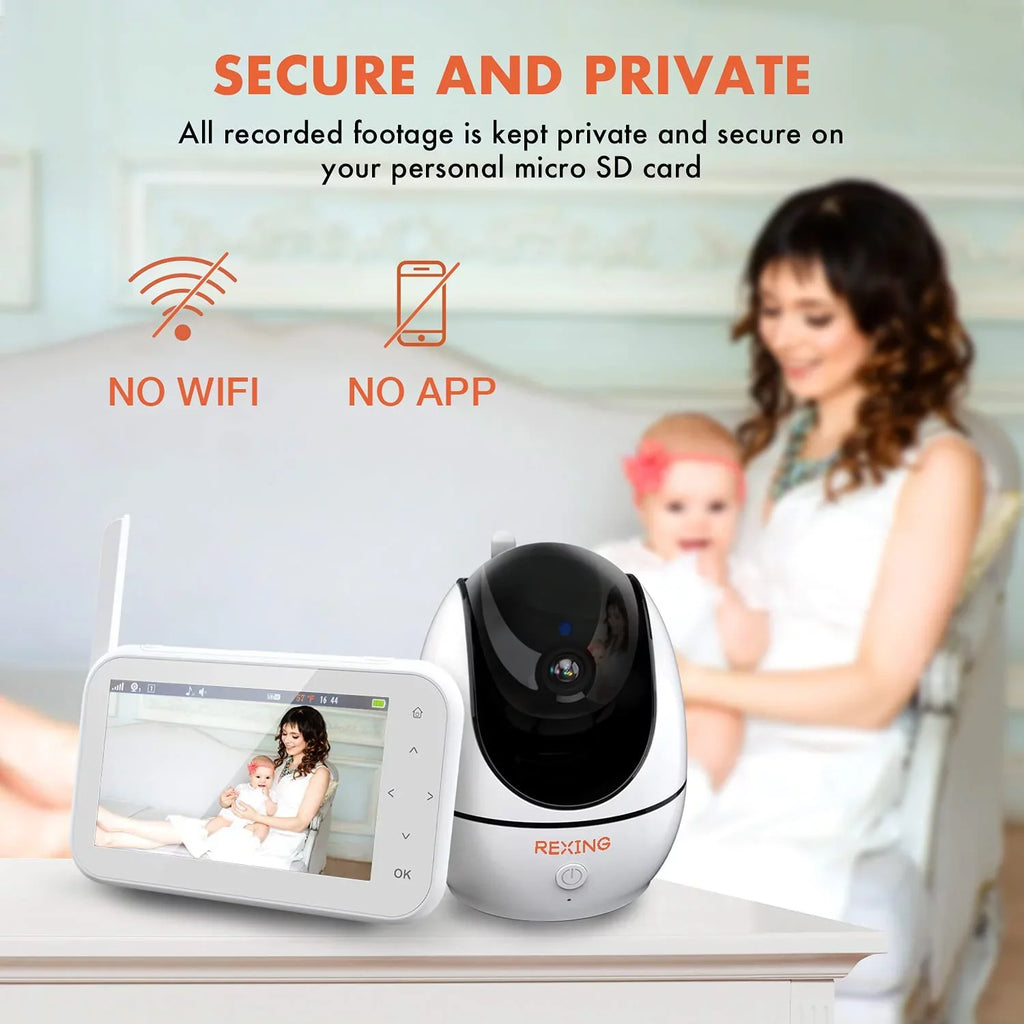 Rexing w/ IPS Baby Display Capabilities Recording Monitor 4.5" BM1
