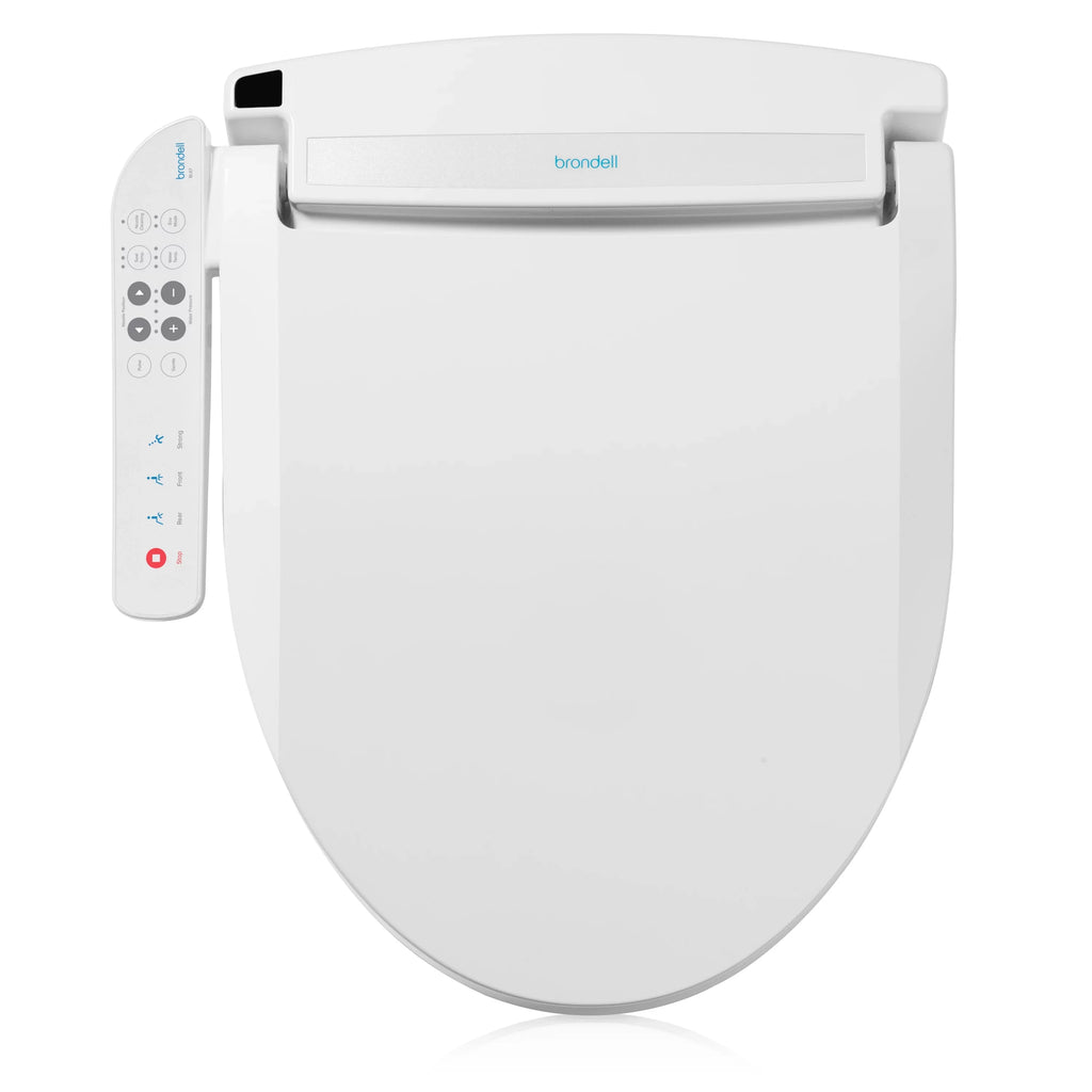 Bidet Select Brondell White Swash Round BL67 Seat, Sidearm
