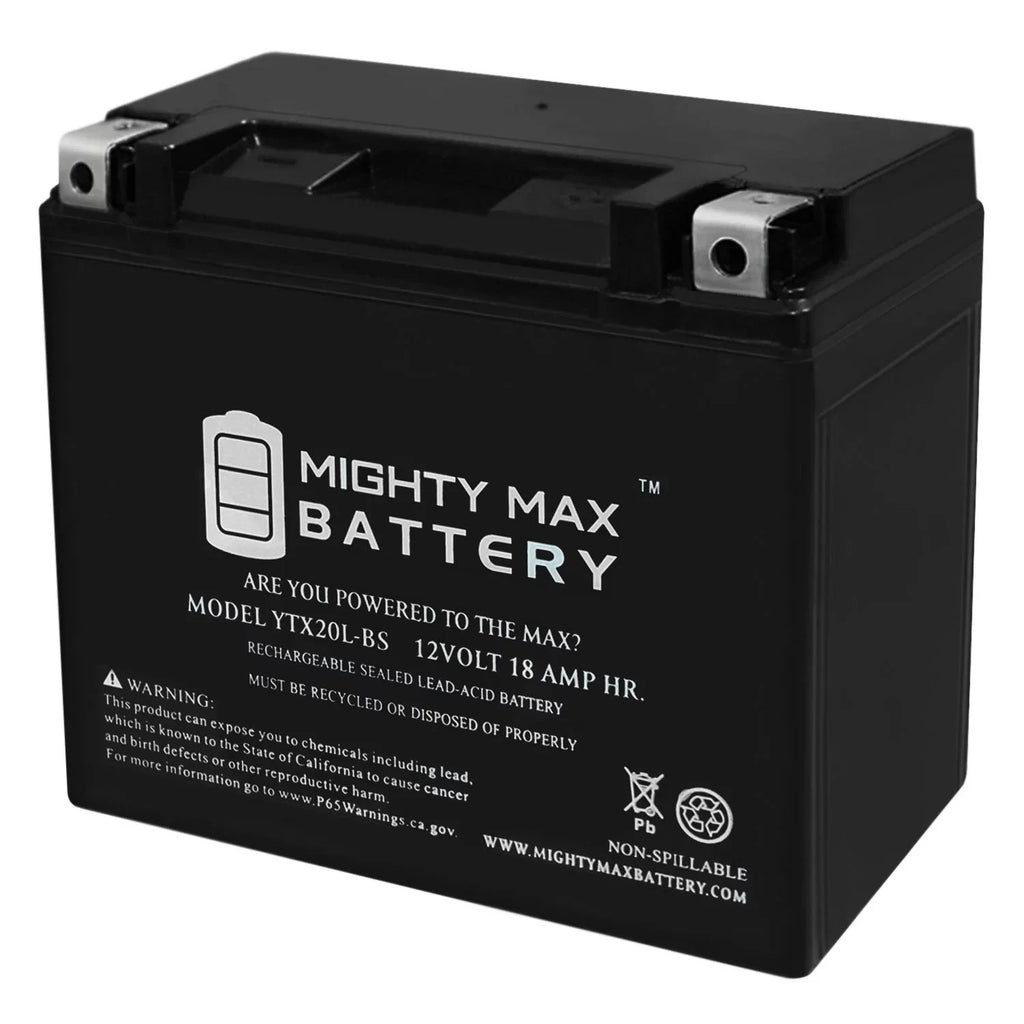 Doo AquaTrax for Ski Battery Honda Sea WaveRunner YTX20L-BS Jet JS800