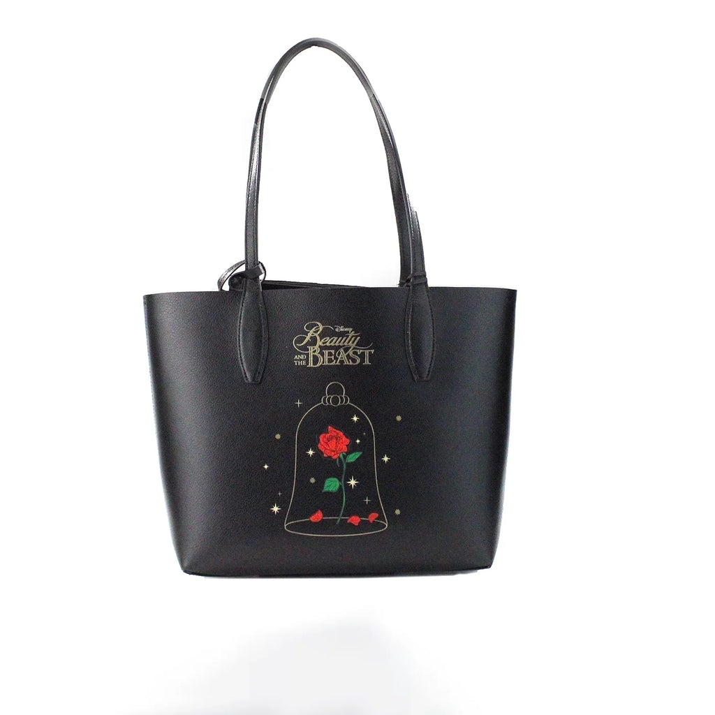 Beauty Small Reversible X Beast And Leather Handbag Kate The Disney Spade Tote
