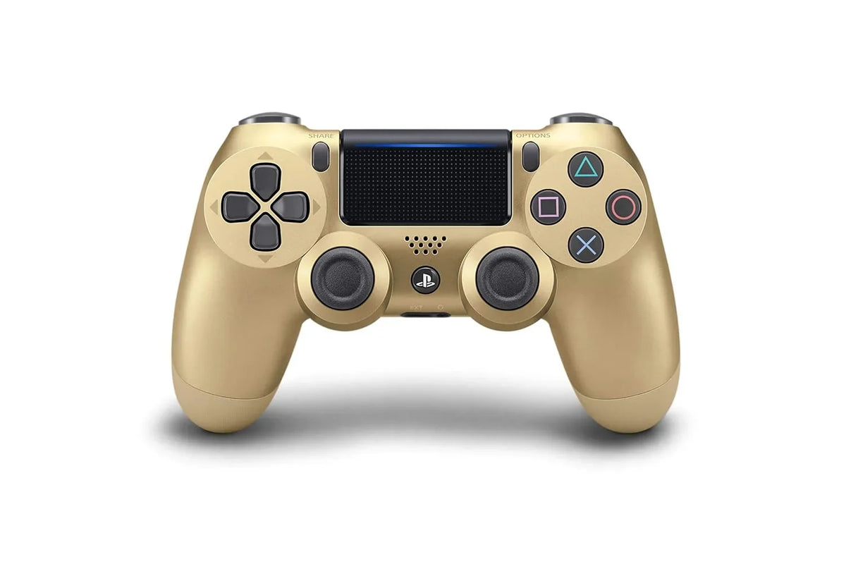 PlayStation Like Bundle With 4 DualShock AXTION Gold - Wireless Controller BOLT Earbuds New - with