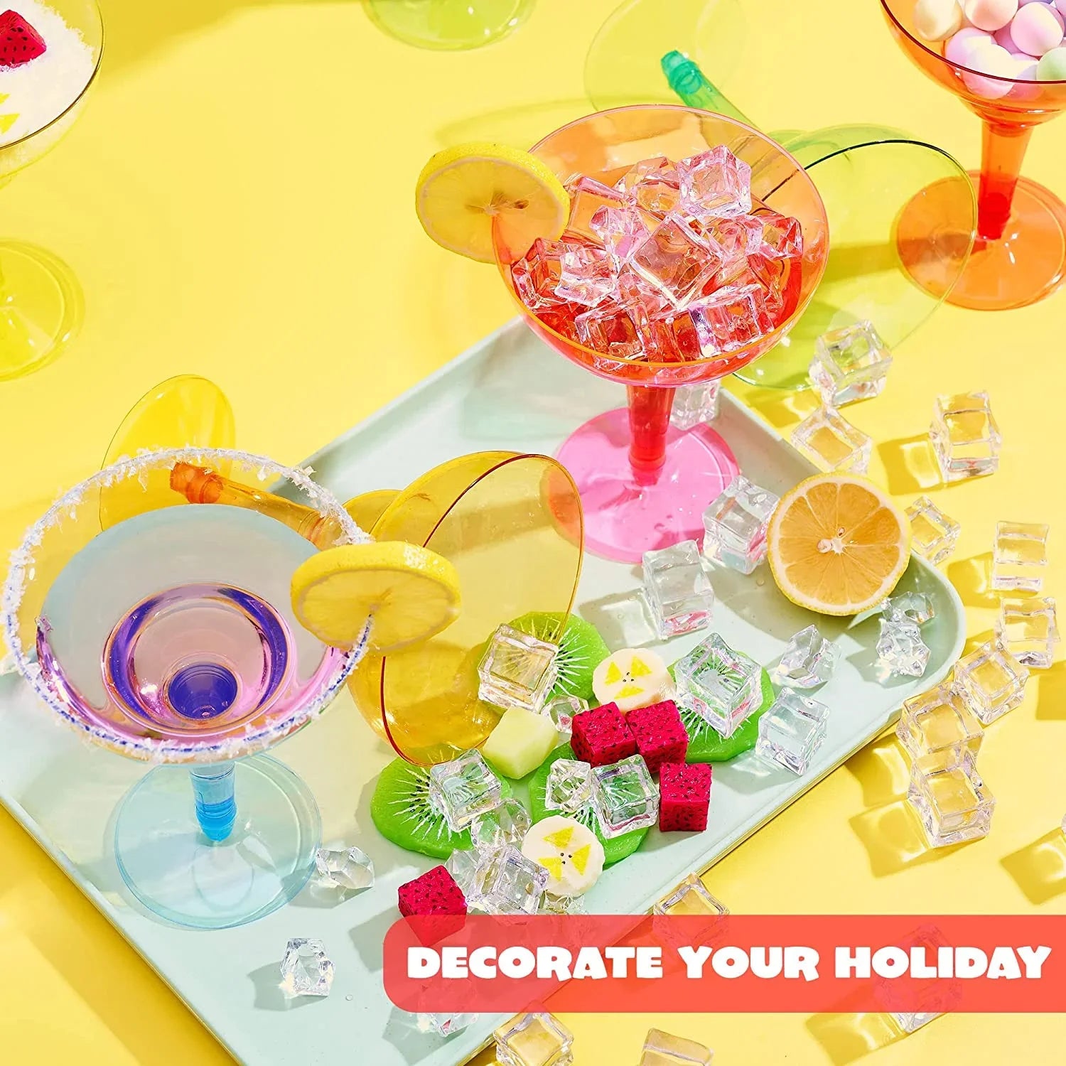 De Glasses Glasses JOYIN Mayo Pcs 48 Cinco De Theme Taco Fiesta Decorations,12 Cinco Party Party Cups Margarita Decoration Plastic Party Mayo for oz Fun,Plastic Supplies Margarita Mexican