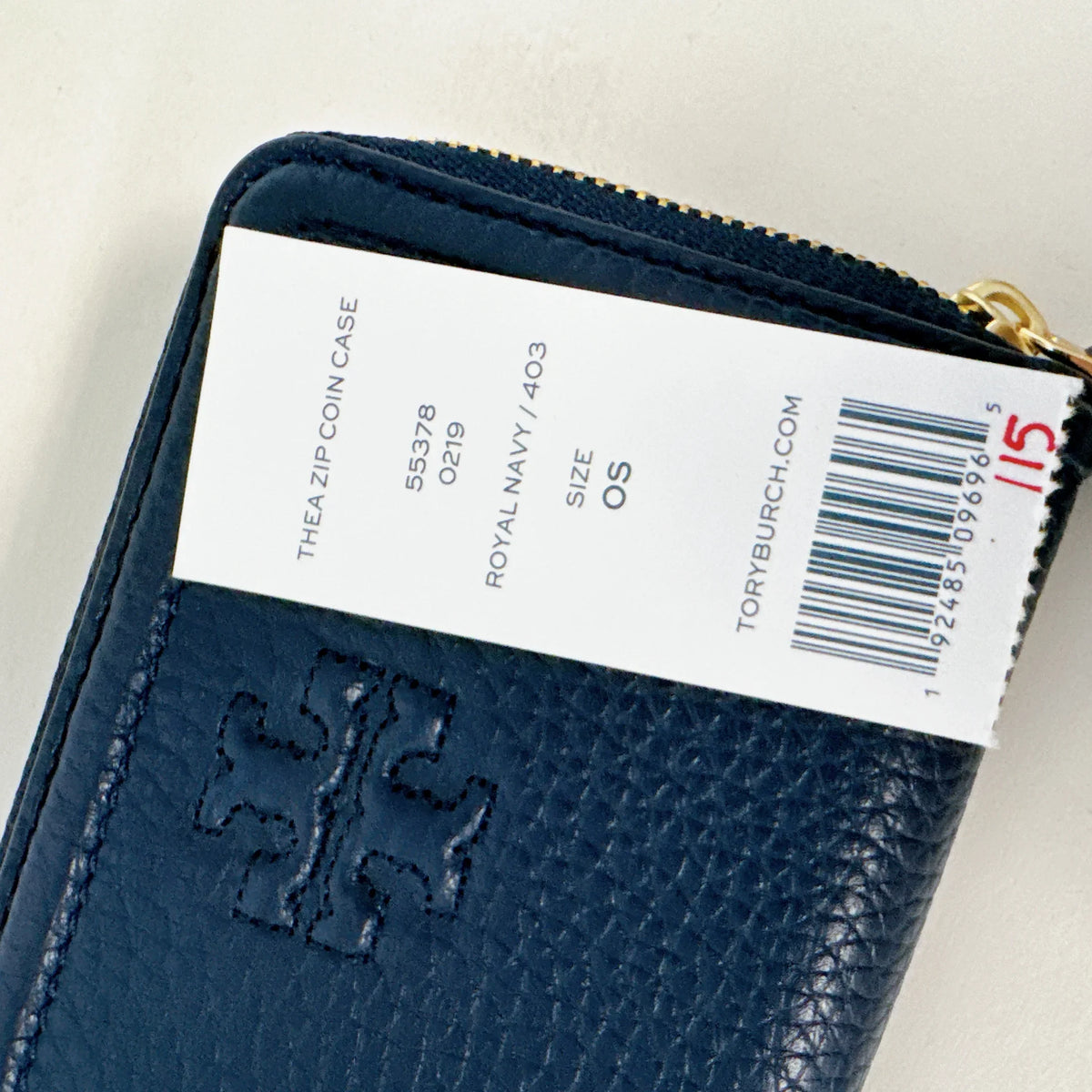 Thea NAVY IN Case Burch Coin 55378 ROYAL Tory Zip
