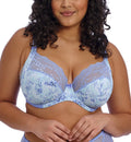 Underwire Plunge Lucie Stretch (4490),42DD,Cornflower Banded Bra Elomi Lace