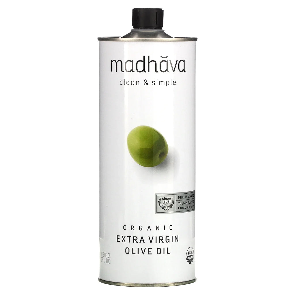 33.8 oz Natural Madhava Olive Sweeteners fl Oil, Virgin Extra Organic