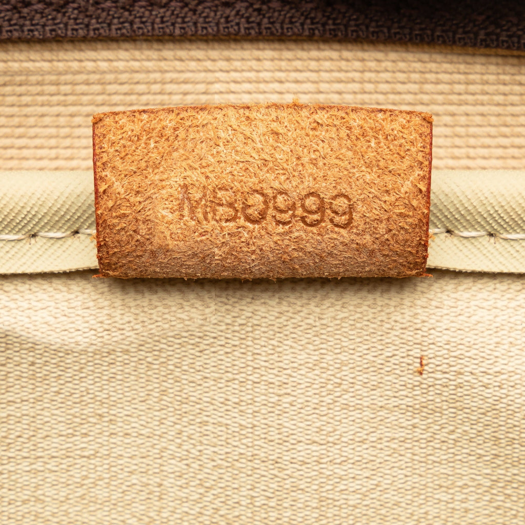 (Good) Handbag Unisex HandleBag Brown Pre-Owned Canvas Louis Monogram Vuitton Authenticated Deauville Top