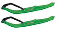Loops C&A Snowmobile Mountain/Trail of Pair W/Black C&A 8" Green Pro MTX Skis