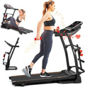 16.5 Inch Treadmill With Equipment, Display, Foldable Tracking Home Bluetooth Black movable LCD Connectivity, Gym And Apps For Fitness