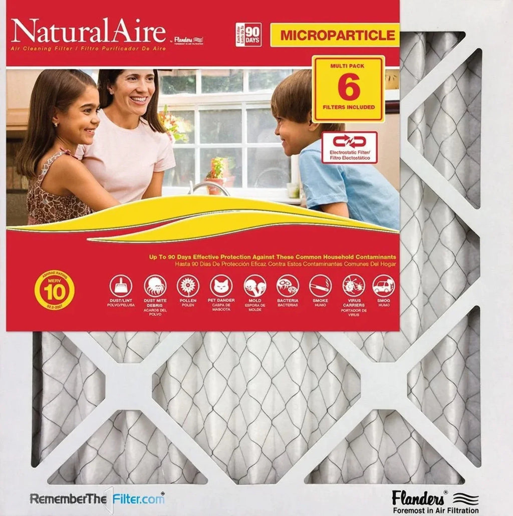 pack) Filters NaturalAire MERV (6 10 14x20x1 85256.011420 Microparticle