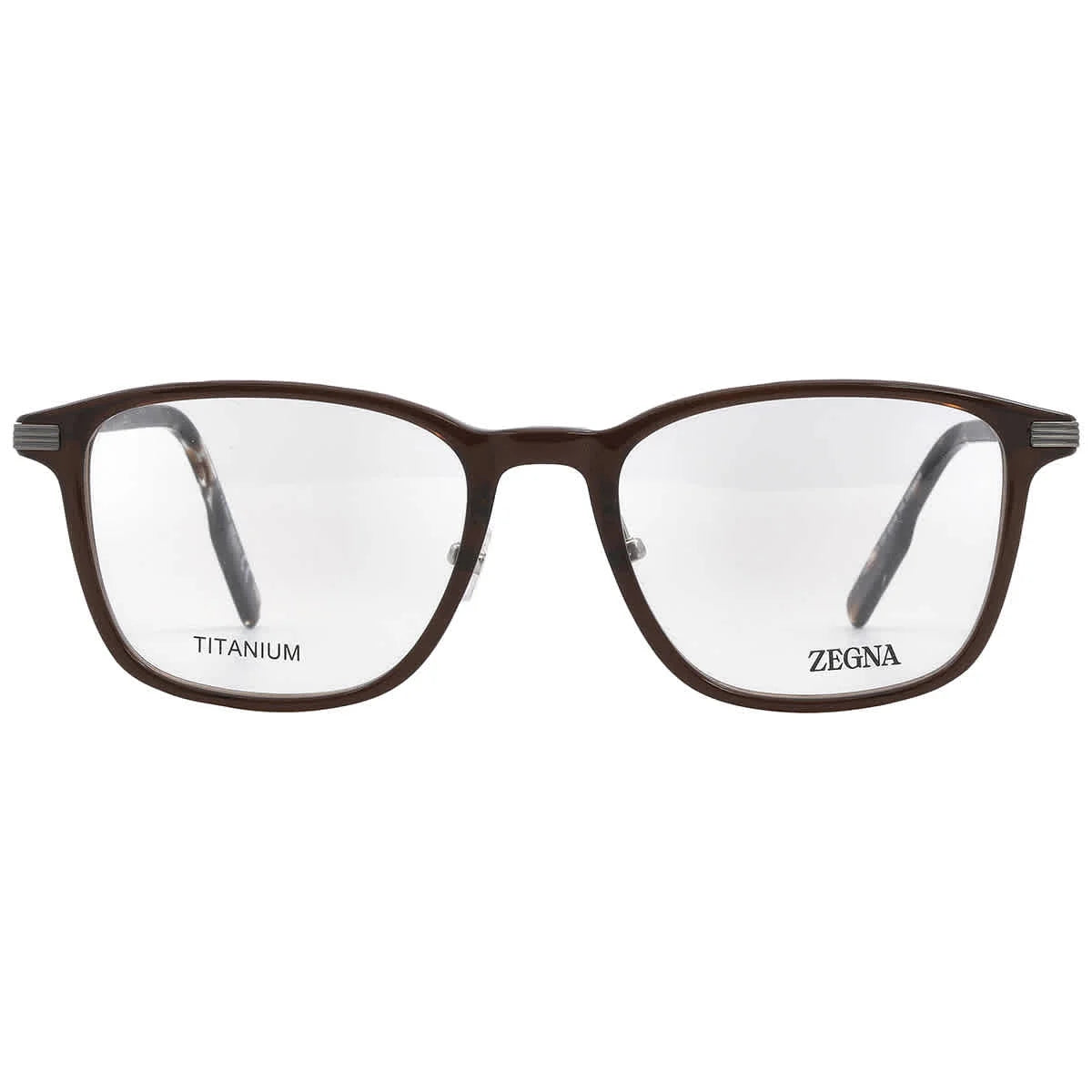 EZ5251-H 53 Demo Square Zegna Eyeglasses Ermenegildo Men's 050
