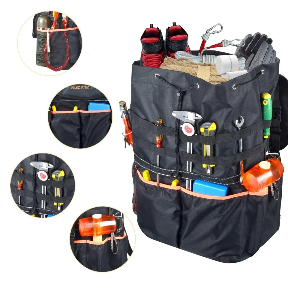 Large Organizer Wrangle Tire Trunk JK Tool SUV Spare Off-Road Backpack Recovery Bag Capacity For Trash Outdoors JL Tire Storage