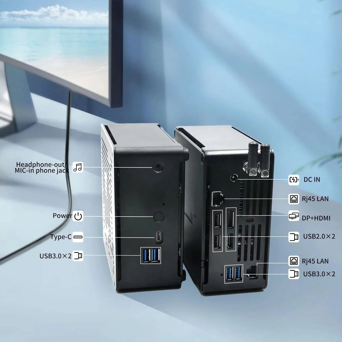 64GB Displays Support Pro VR, 11 mini Dual HD+DP, 4K HD DDR4 Micro Technology, PC 1TB Wireless 4K Power HDD Type-C HDD Mini On / 2TB SSD 9750H Extension, i7 Computer Windows Small Auto Strong RAM