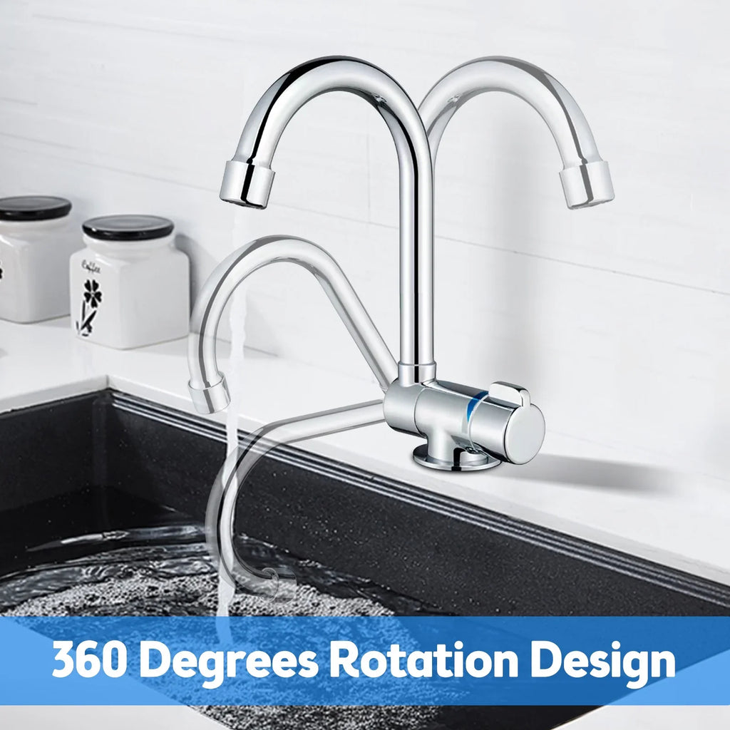 Faucet Hoses Yacht Folding Kitchen Supply Basin with Tap RV Mixer Water Walmeck for Basin