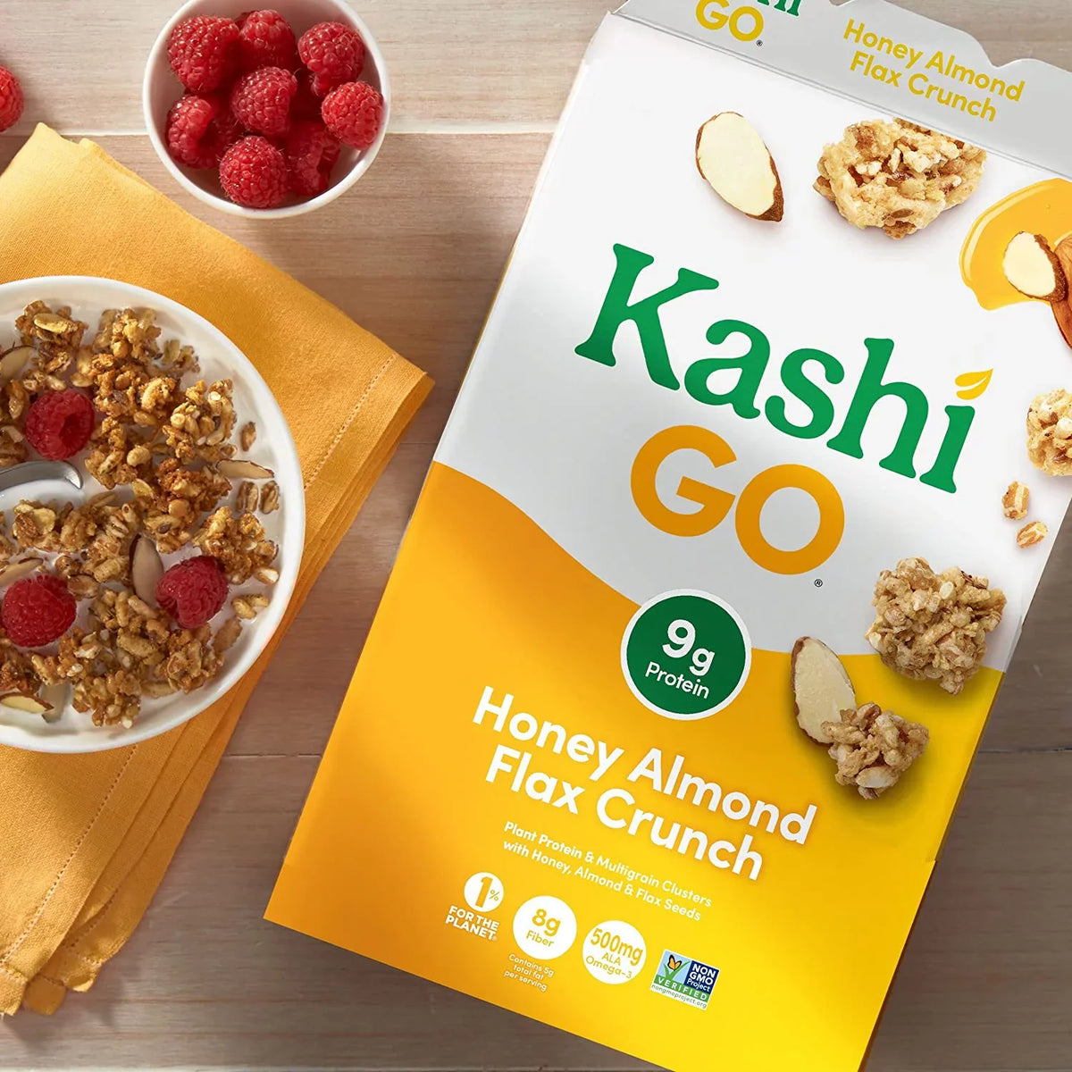 Pack Kashi Flax 2 14 GoLean Almond oz Honey Cereal Crunch of