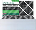 atmospheric with Furnace MERV HVAC Activated Odor Carbon AC Filters Filterbuy (12-Pack) 17x25x1 Pleated Eliminator 8