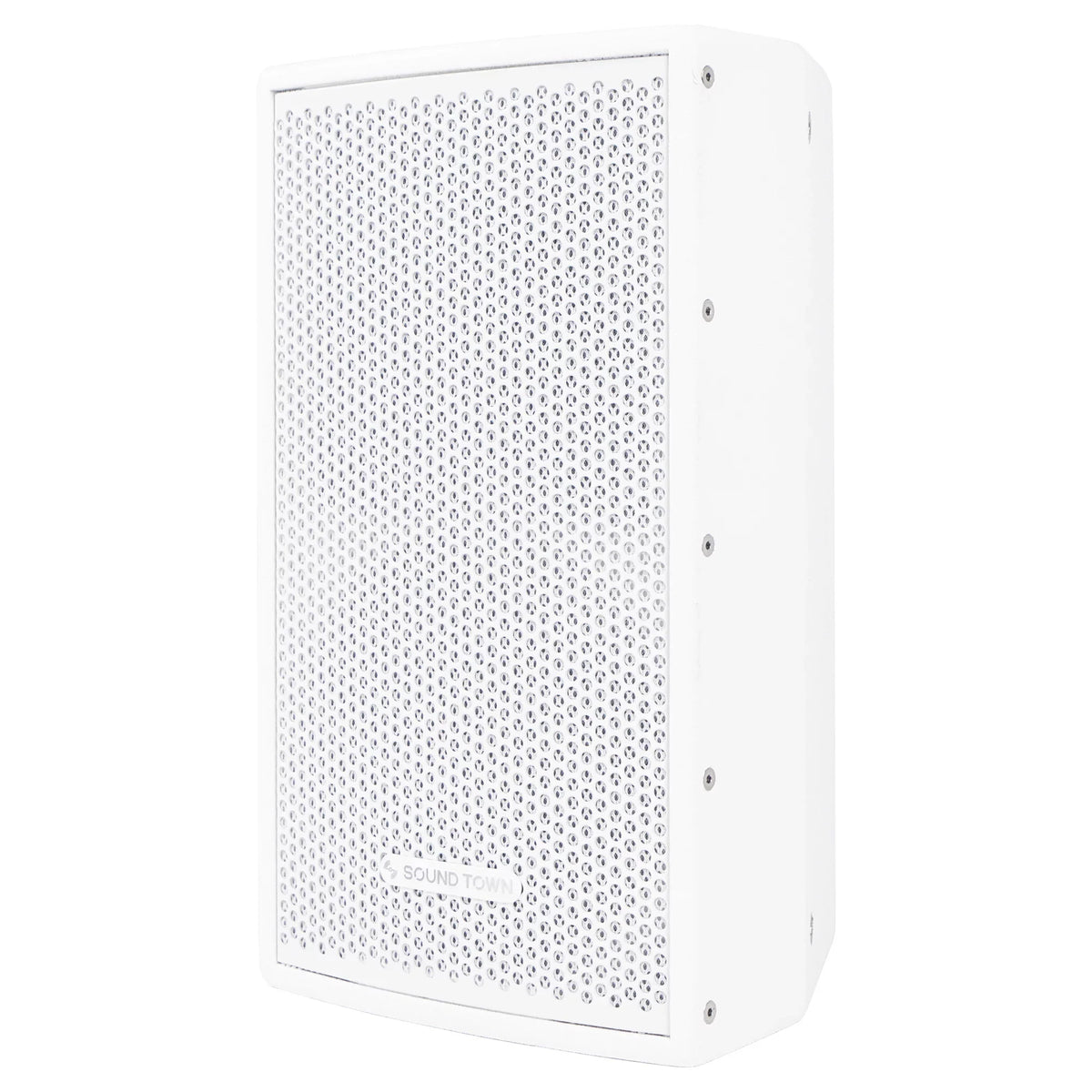 and Professional for Sound, White Bar, Birch PA Sound with 8" Plywood Church of 350W (CARME-U108W- Brackets Pair DJ Installation, Series 2-Way Compression Speakers, Drivers, CARME Karaoke, Town Live U