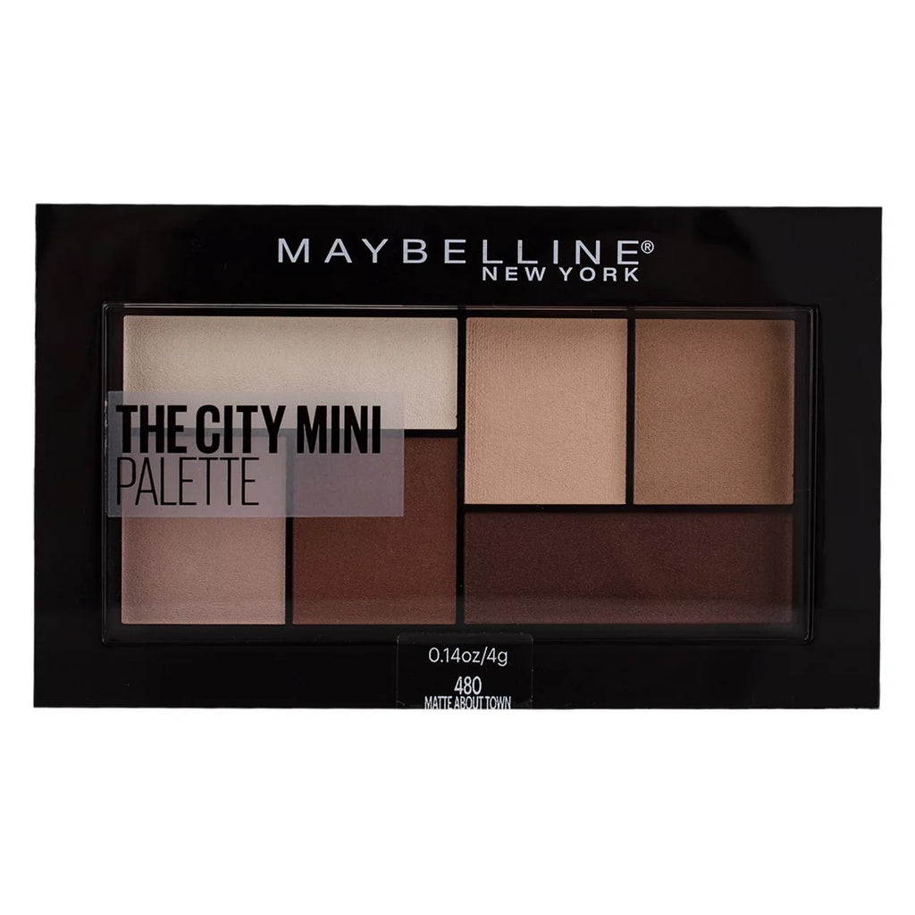 Palette 3) Makeup, 0.14 About Matte Mini City Eyeshadow The of (Pack Maybelline Town oz