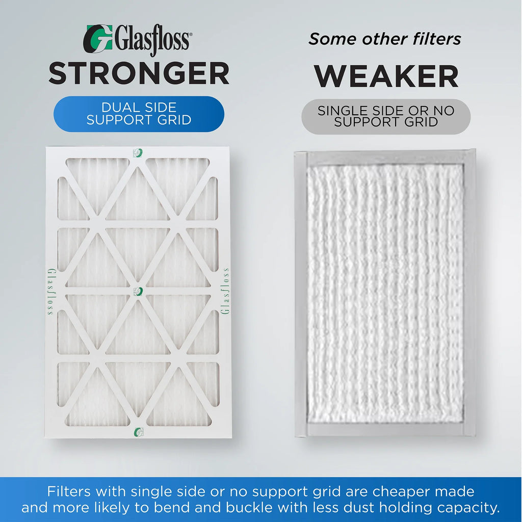 6 20x24x4 Actual Glasfloss. 10 19-3/8 oxygen Filters 23-3/8 4" 3-3/4 x x Inch Pleated MERV by of Size: Pack