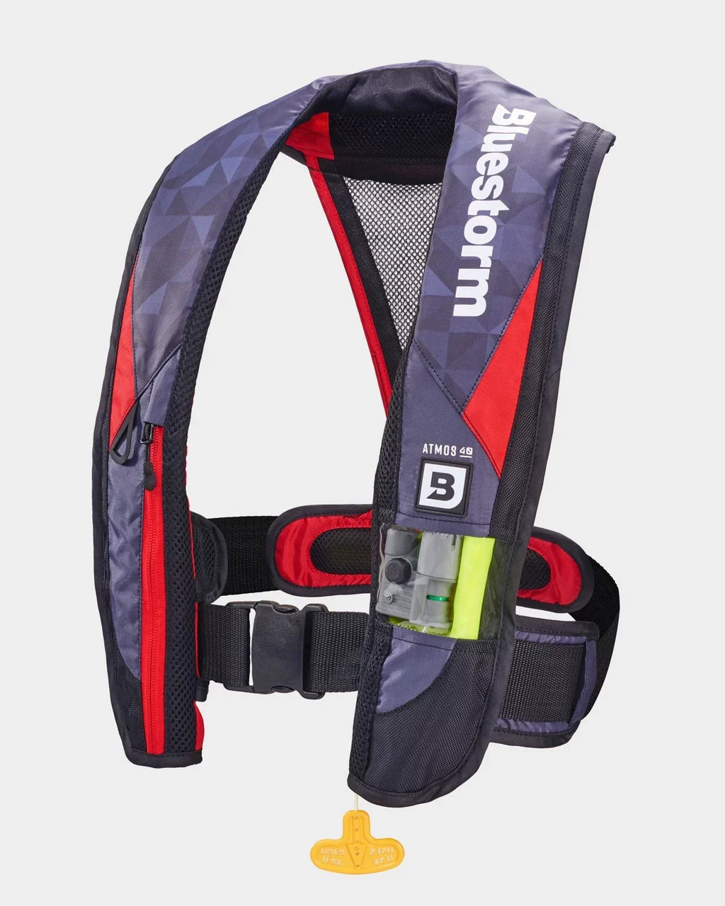 40 self-inflating Coast | US Life Jacket Red) Guard Approved Gear (Nitro for Atmos Automatic/Manual Adults Bluestorm PFD