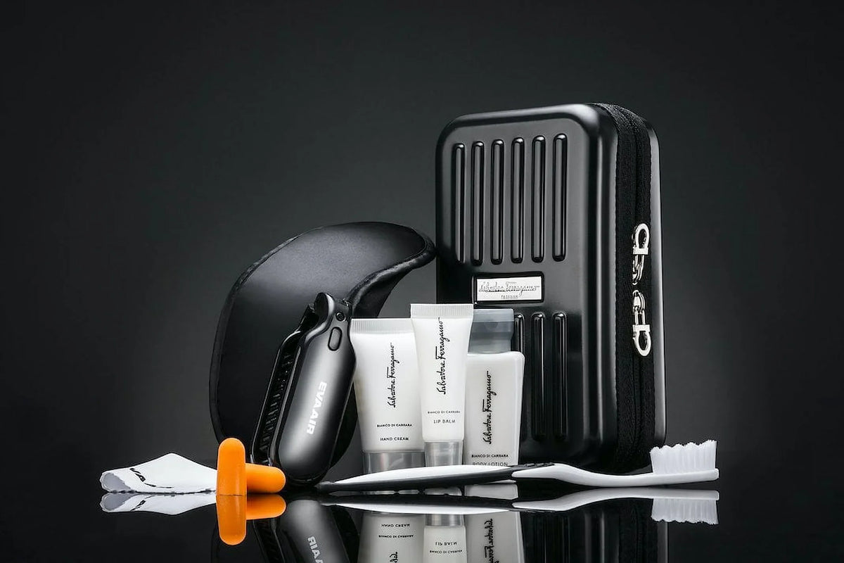 New Kit Laurel/Business Salvatore Sealed EVA Amenity Royal Ferragamo AIR x