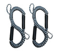 Snap White) Pontoon Dock (Black PWC Line Water Kayak Pack 4'-5.5' Pactrade Use and Fresh Ski Salt Marine Hook Boat Rope Bungee Mooring with Jet 2 & SS316