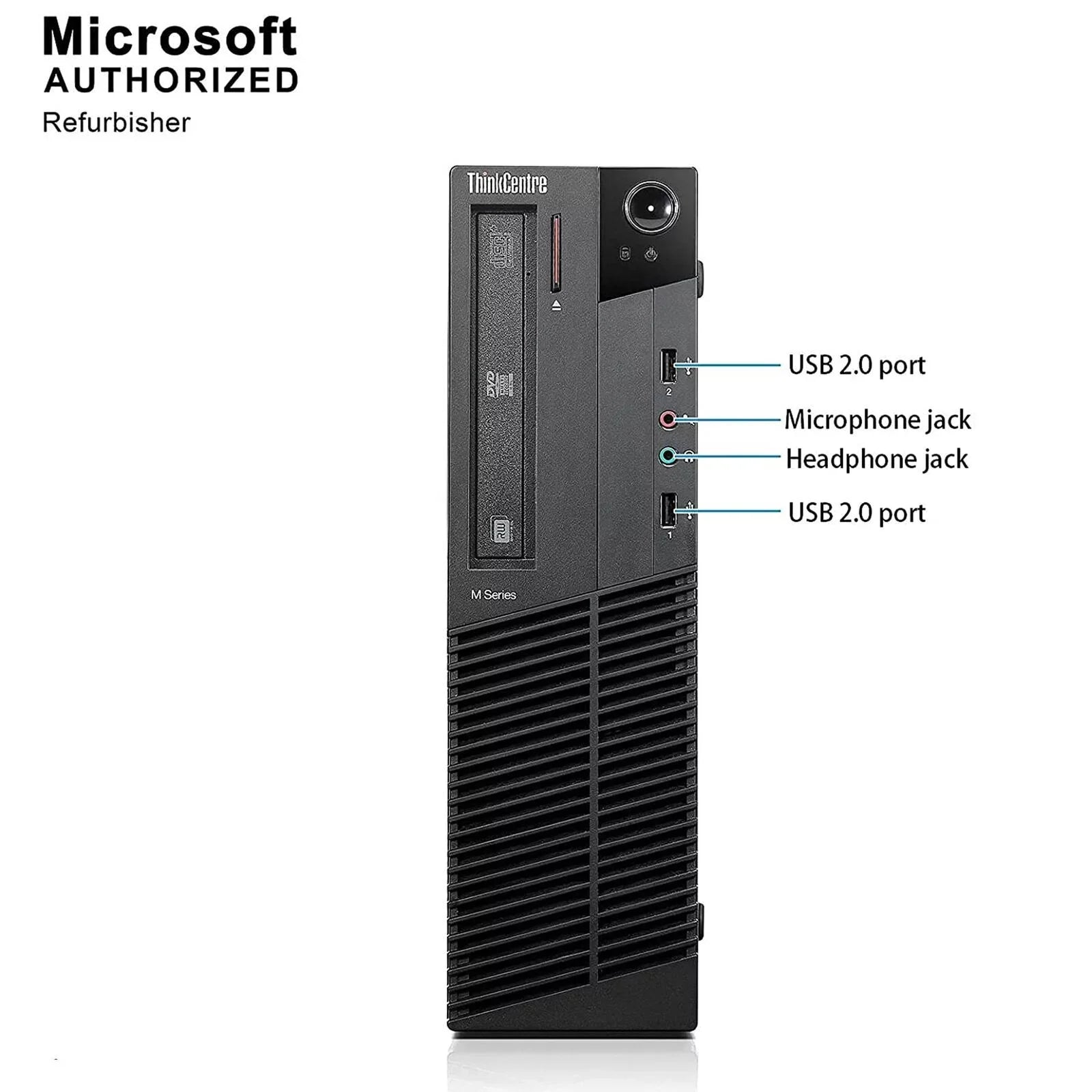 Desktop 1TB - HDD, and Windows 11 Not Intel 4GB ) - Lenovo Keyboard Pro, DDR3 PC RGB (Used Included), DVD, Computer M92P (Monitor Like Quad-Core i5, Mouse WIFI, RAM,