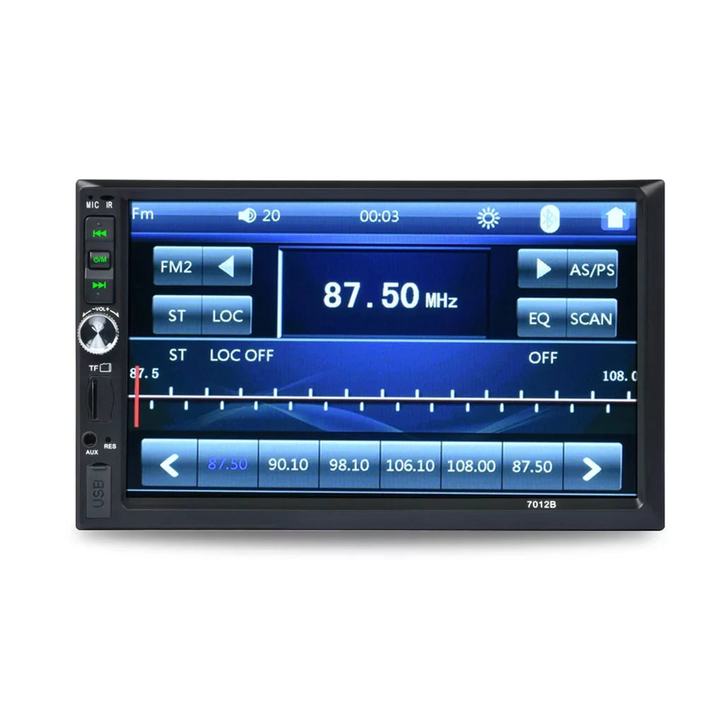 Reverse Camera Link(Both 7" Car Screen and System) Android And Touch Radio with Bluetooth Support Double HD Mirror Stereo ios Din