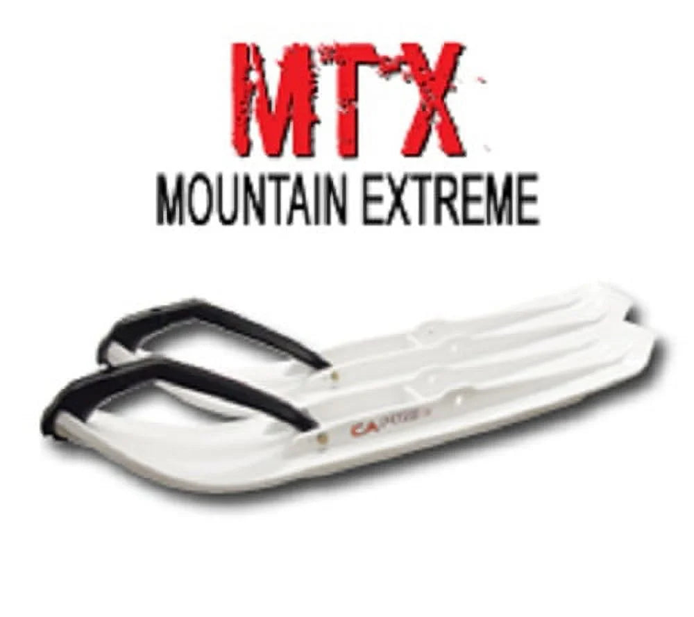 Loops C&A Snowmobile Mountain/Trail of Pair W/Black C&A 8" Green Pro MTX Skis