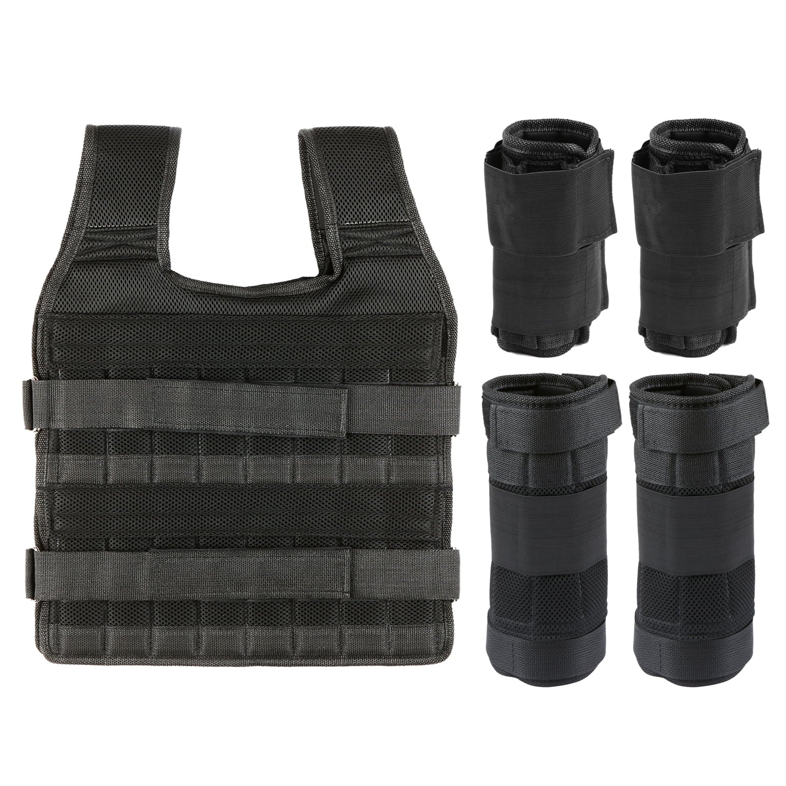 Weight 6kg Max 15kg/35kg Loading Vest Training Weight Strength 5kg Dcenta Weight fabric (Empty) Weight Adjustable Arm Leg with Exercise Loading