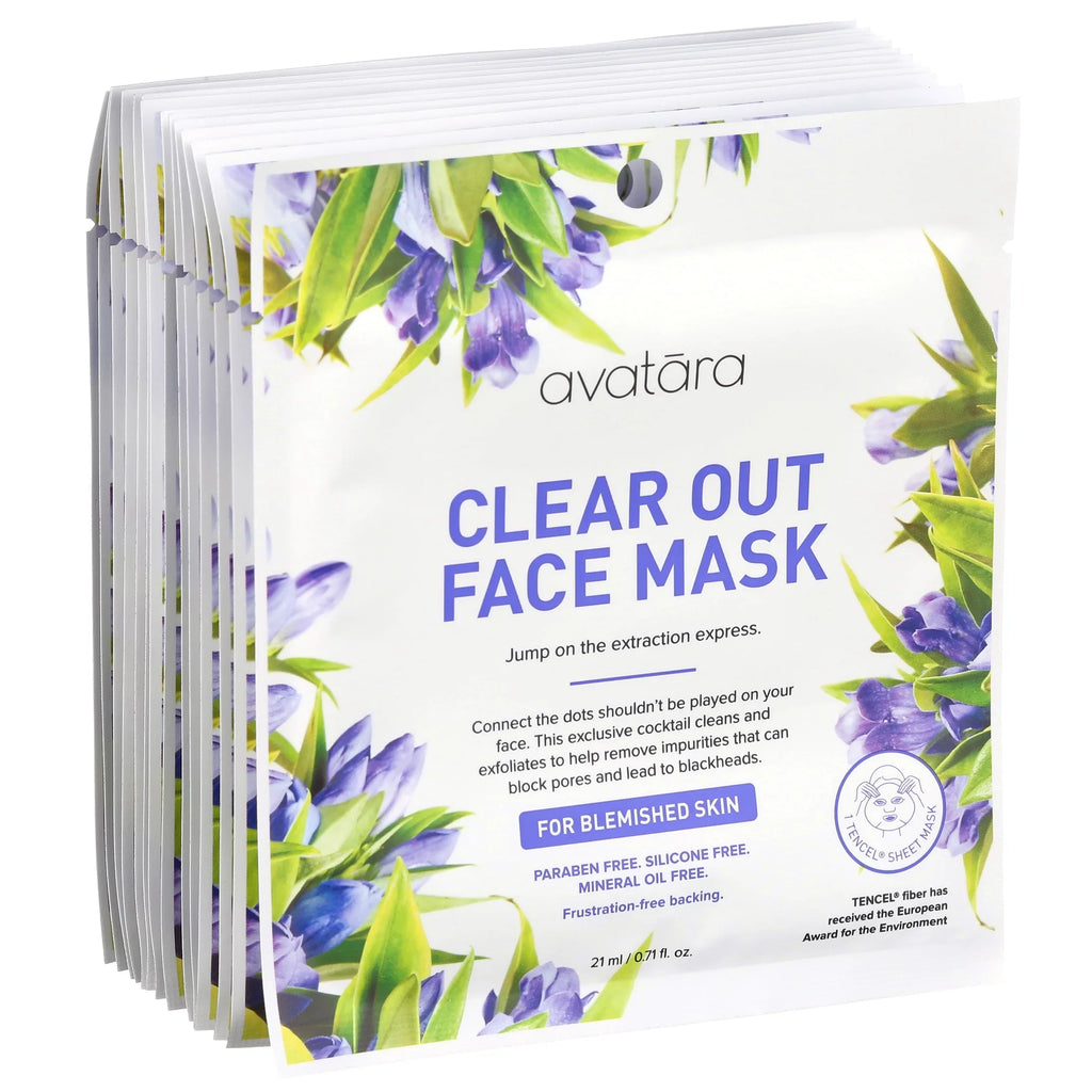 Clear Mask Face Out Pack Multi