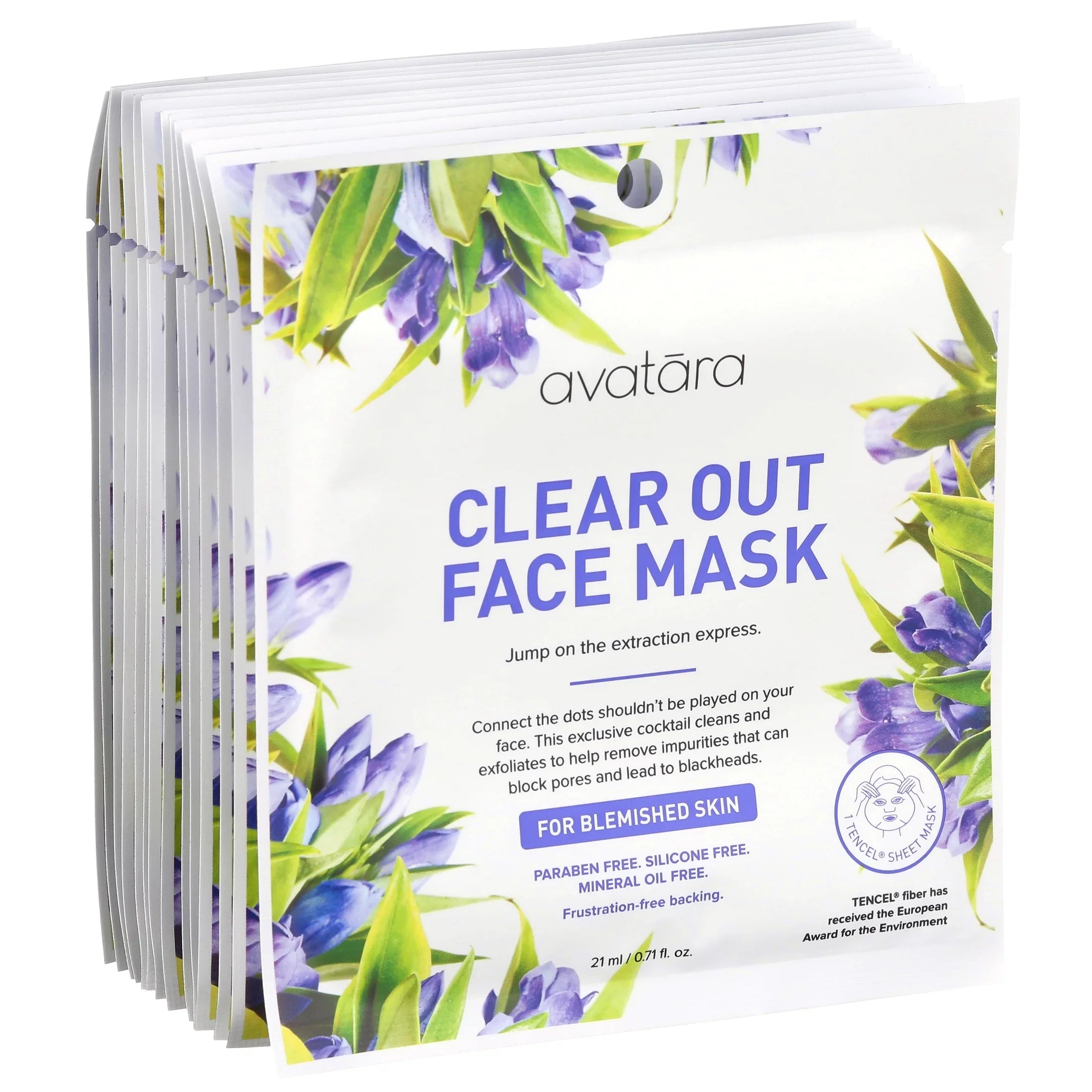 Clear Mask Face Out Pack Multi