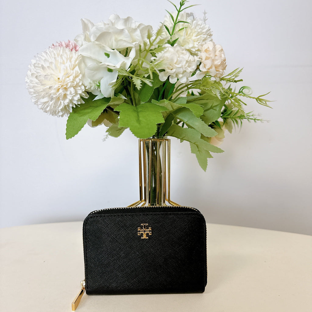 52903 IN Case Wallet Emerson Burch Zip Black Coin Tory