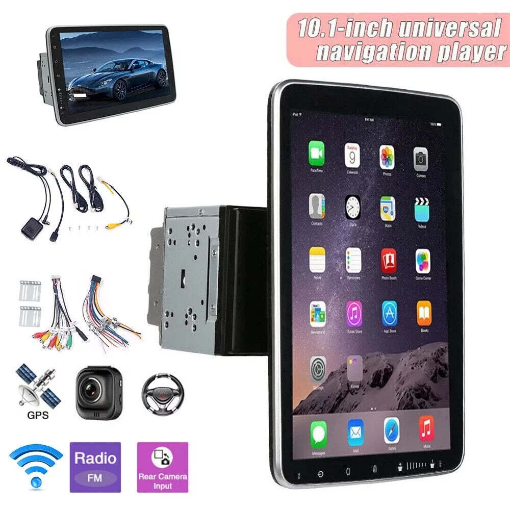 Touch GPS Wifi Paddsun 10 9.1 Inch Din Android On-Board Screen Dual Player Navigation