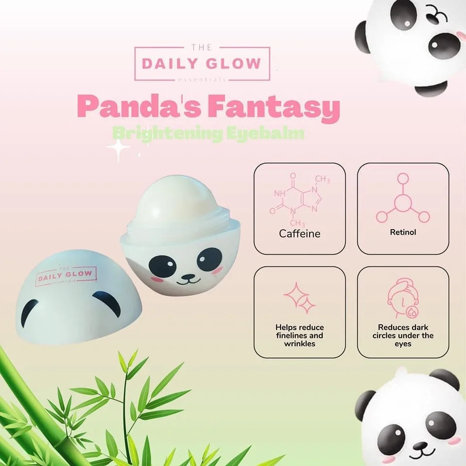 Daily The Essentials Eye Trio Panda Glow Watermelon Balm &