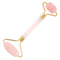Tools, Facial Muscle Quartz Face Skin and Roller Gua Relieve Roller, Body Beauty Fine Rose Massager Face, Care and Roller, for Lines Relaxing Neck, Eyes, Sha Jade Wrinkles