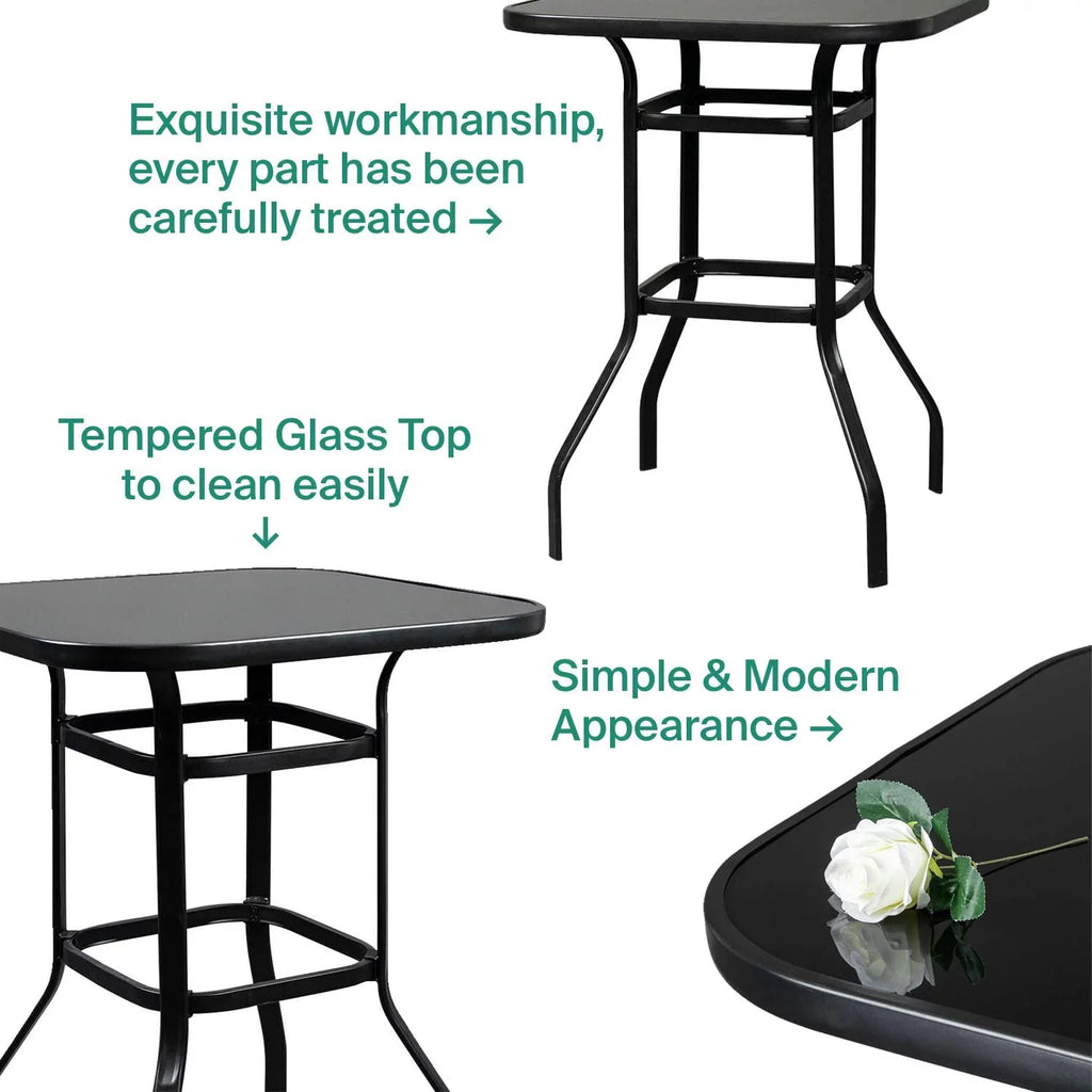 Bar For Use With Solid Aesthetic Design Scarlett Table Glass Indoor