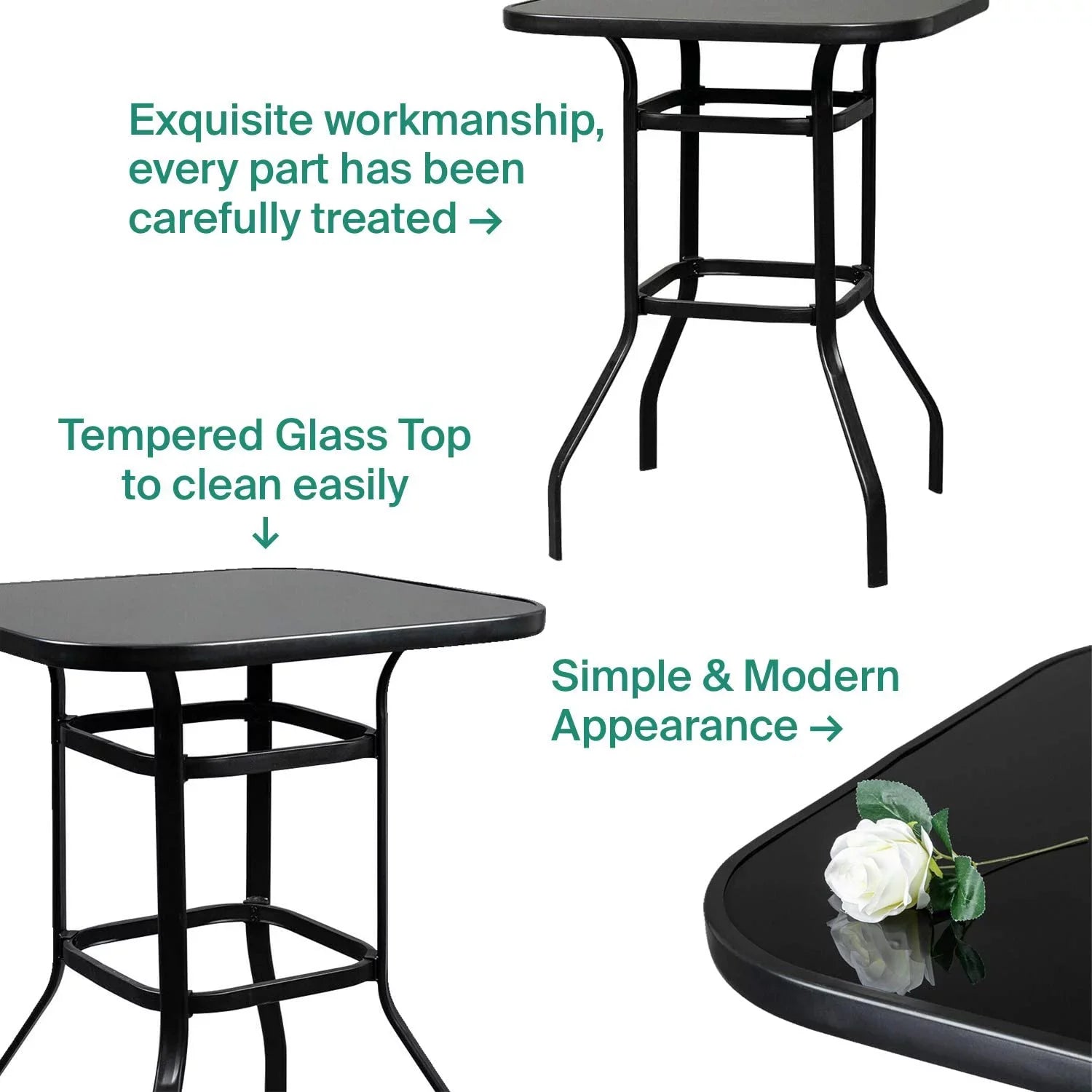 Bar For Use With Solid Aesthetic Design Scarlett Table Glass Indoor