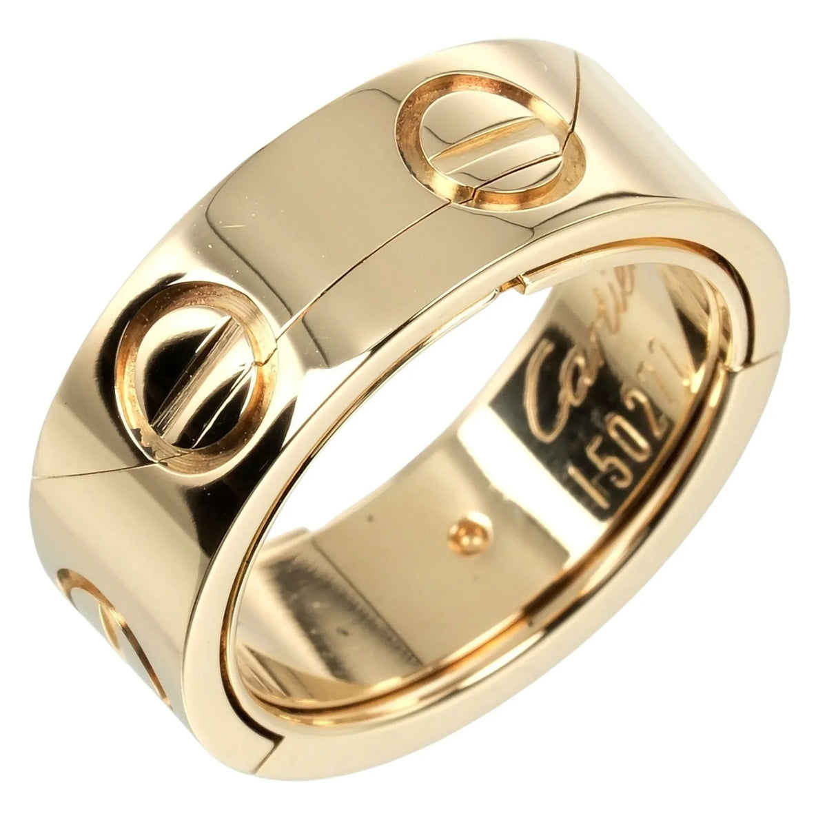 Cartier (Good) gold, Love YG yellow size approx. Pre-Owned ring, Astro K18 9 11.68g I132124018