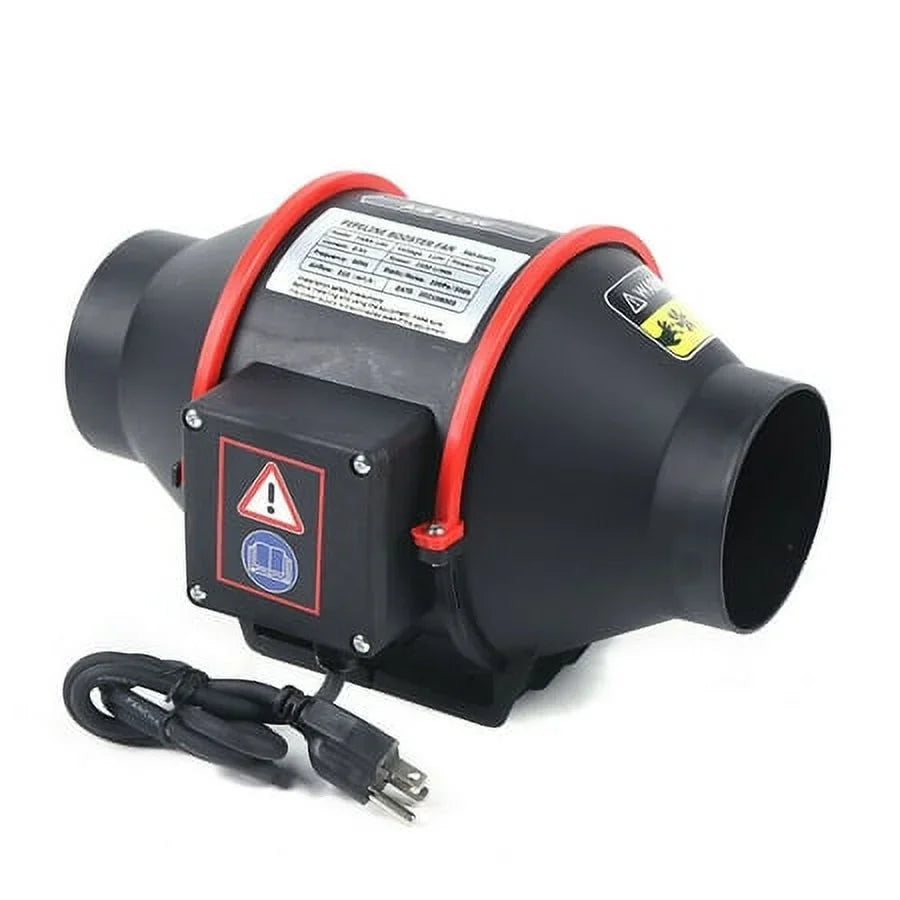4 Vent Exhaust 310CFM Ventilation Fan Duct Fan Vent inch Inline Blower