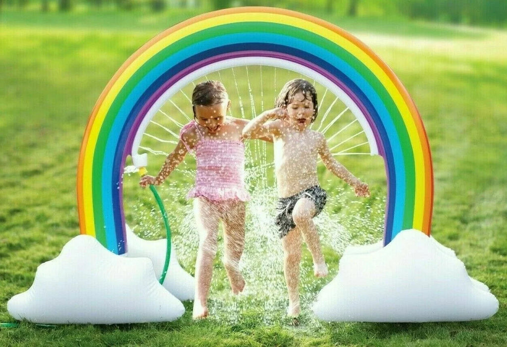 Fun Water 5 Toy, Girls 6 Sprinkler blow-up Pool Old Toy 3 8 Spray Kids, 7 Outdoor Children Year Rainbow Backyard Boys, 4 Infants Summer for for Toddlers,