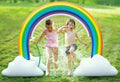 Fun Water 5 Toy, Girls 6 Sprinkler blow-up Pool Old Toy 3 8 Spray Kids, 7 Outdoor Children Year Rainbow Backyard Boys, 4 Infants Summer for for Toddlers,