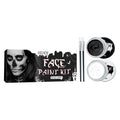 zombie Paint face skull makeup Body white Paint Halloween Body paint and black Vampire